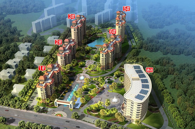 盈滨福宜圣地鸟瞰图